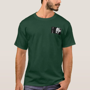 Moderner Pop Art Lion Template Deep Forest Green T-Shirt