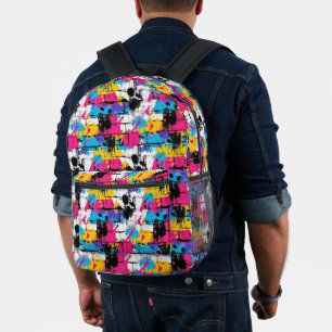 Moderner Pop Culture Urban Street Style Abstrakt Bedruckter Rucksack