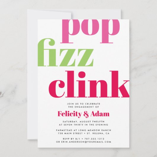 Moderner Pop | Einladung der Interessengruppe (Vorderseite)