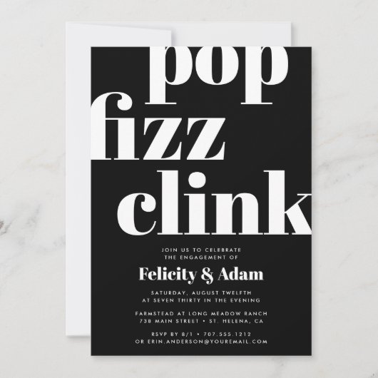 Moderner Pop | Einladung der Interessengruppe (Vorderseite)