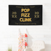 Moderner Pop für Typografie Fizz Clink Banner (Insitu)