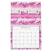 Moderner Pop hell zeitgenössisches Muster Kalender (Feb 2027)