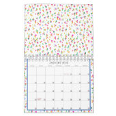 Moderner Pop hell zeitgenössisches Muster Kalender (Jan 2026)