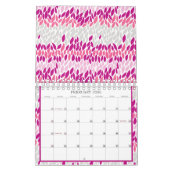 Moderner Pop hell zeitgenössisches Muster Kalender (Feb 2026)