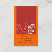 Moderner Pop-Kosmetologe & Makeup Visitenkarte (Rückseite)