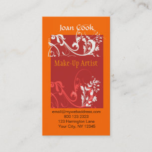 Moderner Pop-Kosmetologe & Makeup Visitenkarte
