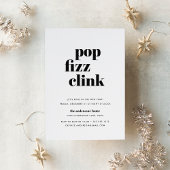 Moderner Pop | Silvester-Party Einladung