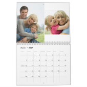 Moderner Portfolio Foto Kalender (Mär 2027)