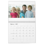 Moderner Portfolio Foto Kalender (Feb 2027)