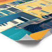 Moderner Positano-Weg Poster (Ecke)