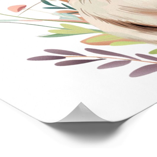 Moderner Poster-Art-Hase Poster (Ecke)