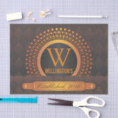 Moderner Preppy personalisierter Seidenpapier (Handwerk)