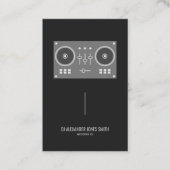 Moderner Pro-DJ-Controller Visitenkarte (Vorderseite)