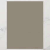 Moderner professioneller Designer-Taupe-Promotion Flyer (Hinten)