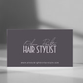 Moderner professioneller Haarstylist High-End Visitenkarte