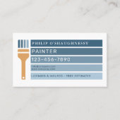 Moderner professioneller Malerservice QR-Code Visitenkarte (Vorderseite)