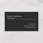 Moderner professioneller virtueller Assistent-Bera Visitenkarte (Vorderseite)