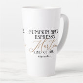 Moderner Pumpkin Gewürz Espresso Martini Badass Fu Milchtasse (Rechte Ecke)