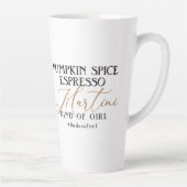 Moderner Pumpkin Gewürz Espresso Martini Badass Fu Milchtasse (Rechts)
