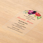 Moderner QR-Code Abschluss 2025 Acryleinladungen (Ablage )