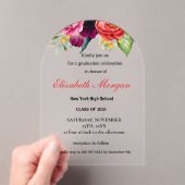 Moderner QR-Code Abschluss 2025 Acryleinladungen (Insitu (Handheld))