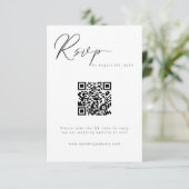 Moderner QR-Code Begleitkarte (Stehend Vorderseite)