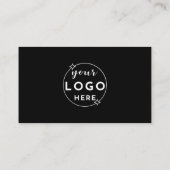 Moderner QR-Code Benutzerdefiniertes Logo Social M Visitenkarte (Rückseite)