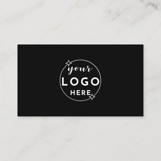 Moderner QR-Code Benutzerdefiniertes Logo Social M Visitenkarte (Rückseite)