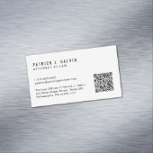 Moderner QR-Code Beruflich Magnetische Visitenkarte (Beispiel)