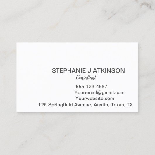 Moderner QR-Code Beruflich rot Visitenkarte (Rückseite)