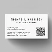 Moderner QR-Code Beruflich Visitenkarte