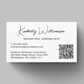 Moderner QR-Code Beruflich Visitenkarte