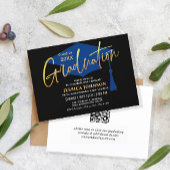 Moderner QR-Code der Minimalistisch Graduierungspa Einladung