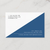 Moderner QR-Code Einfaches Berufliches Unternehmen Visitenkarte (Rückseite)