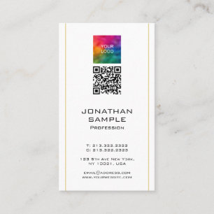 Moderner QR-Code Firmenlogos Beruflich hochladen Visitenkarte