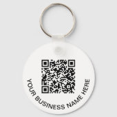 Moderner QR-Code - Förderung Schlüsselanhänger (Vorderseite)