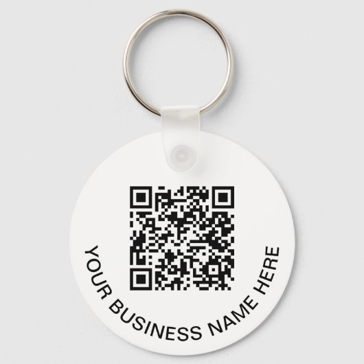 Moderner QR-Code - Förderung Schlüsselanhänger (Vorderseite)