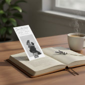 Moderner QR-Code-Foto-Lesezeichen-Hochzeit Save The Date