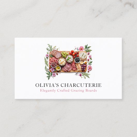 Moderner QR-Code für das Weideboard Wasserfarbe Visitenkarte (Vorderseite)