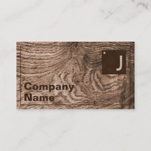 Moderner QR-Code für holzgraue Typografie Visitenkarte (Rückseite)