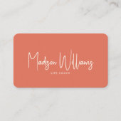 Moderner QR-Code für minimale Lebensdauer | Terrac Visitenkarte (Vorderseite)