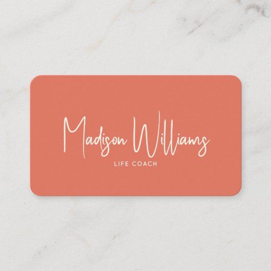 Moderner QR-Code für minimale Lebensdauer | Terrac Visitenkarte (Vorderseite)