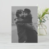 Moderner QR-Code für Minimalistisches Save the Dat Save The Date (Stehend Vorderseite)