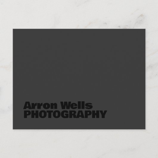 Moderner QR-Code für Schwarz und Schwarz Postkarte (Vorderseite)