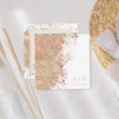 Moderner QR-Code für Wasserfarbenstrände Begleitkarte