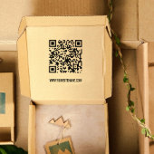 Moderner QR-Code Gummistempel
