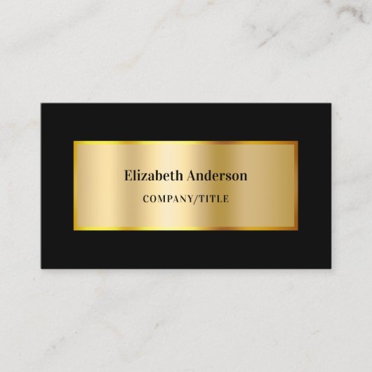 Moderner QR-Code in Schwarz Visitenkarte (Vorderseite)