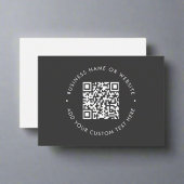 Moderner QR-Code l Grau Beruflich Minimalistisch Visitenkarte