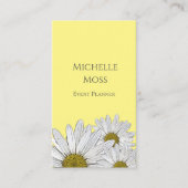 Moderner QR-Code Niedlich gelb Visitenkarte (Vorderseite)