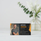 Moderner QR-Code Personal Trainer  Visitenkarte (Stehend Vorderseite)